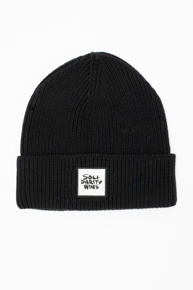 Beanie Solidarity Wins Black