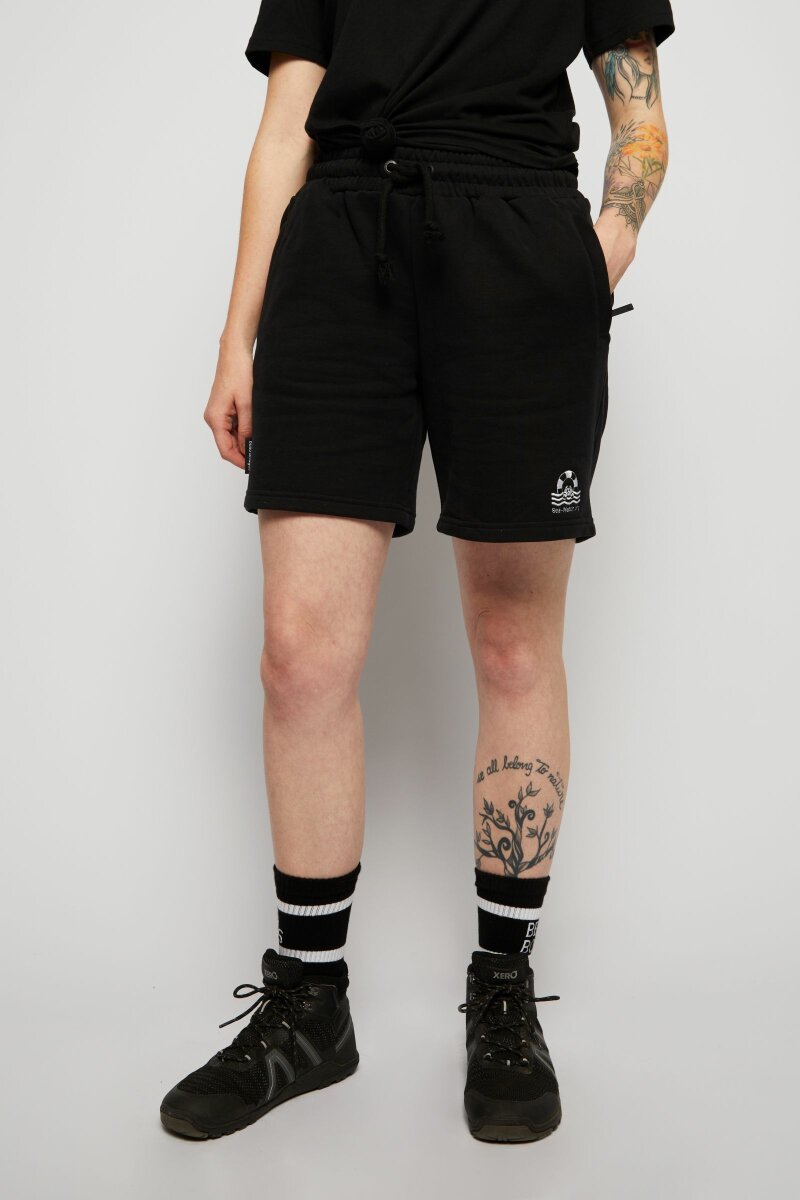 Cotton Shorts Unisex Black