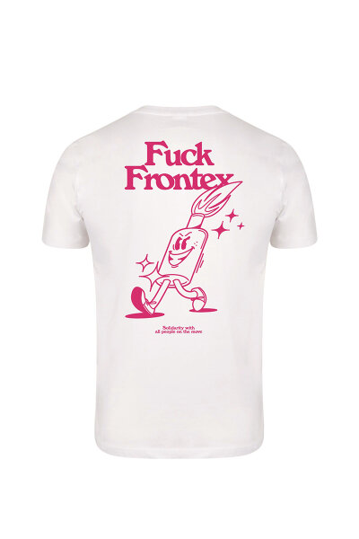 T-Shirt Fuck Frontex Jost Zeindler Unisex White - Sea-Watch e.V.