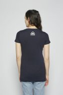 T-Shirt Sea Watch Logo Tailliert Navy