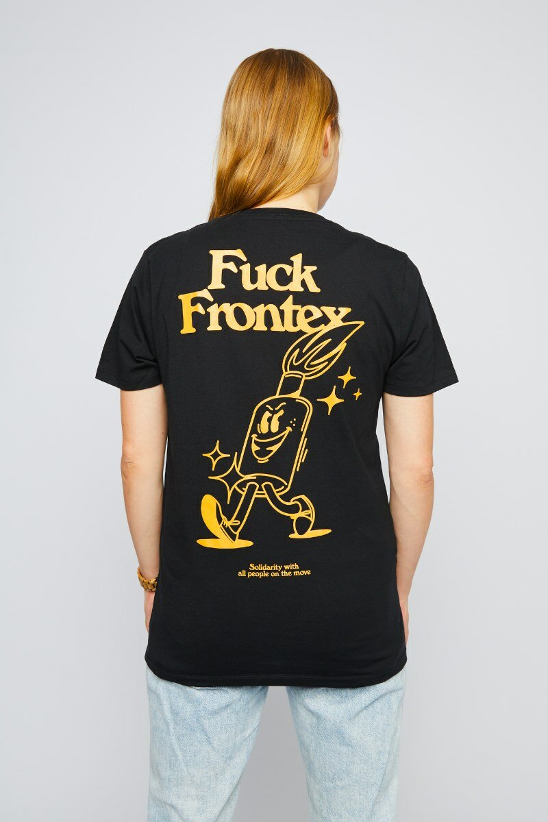 T-Shirt Fuck Frontex Jost Zeindler Unisex Black