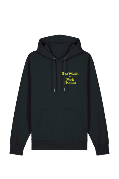 Hoodie Fuck Frontex Jost Zeindler Unisex Black Sea Watch e.V. Sho 59 00