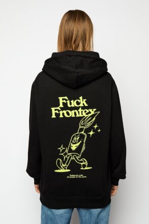 Hoodie Fuck Frontex Jost Zeindler Unisex Black