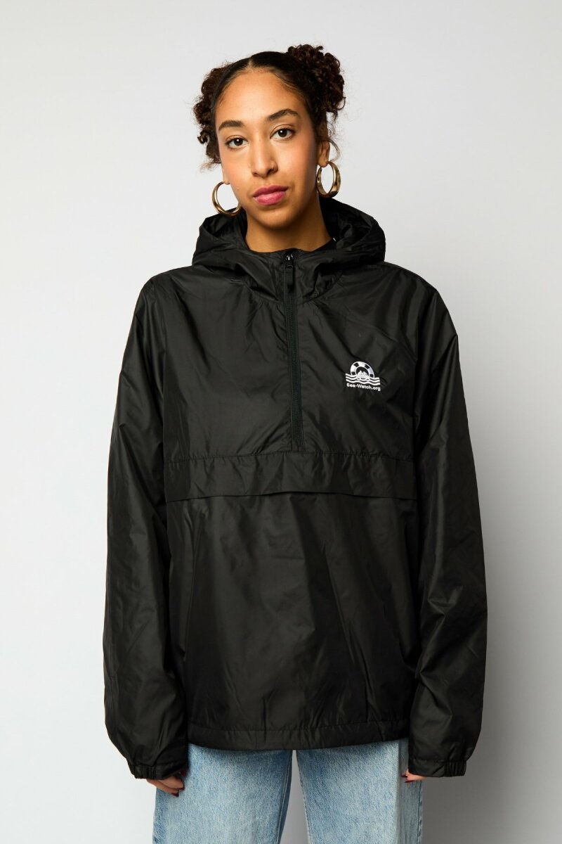 Windbreaker Sea Watch Logo Black