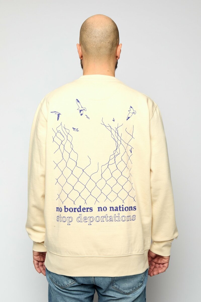 Sweater Ink Against Borders Blanche From Earth Natural Raw