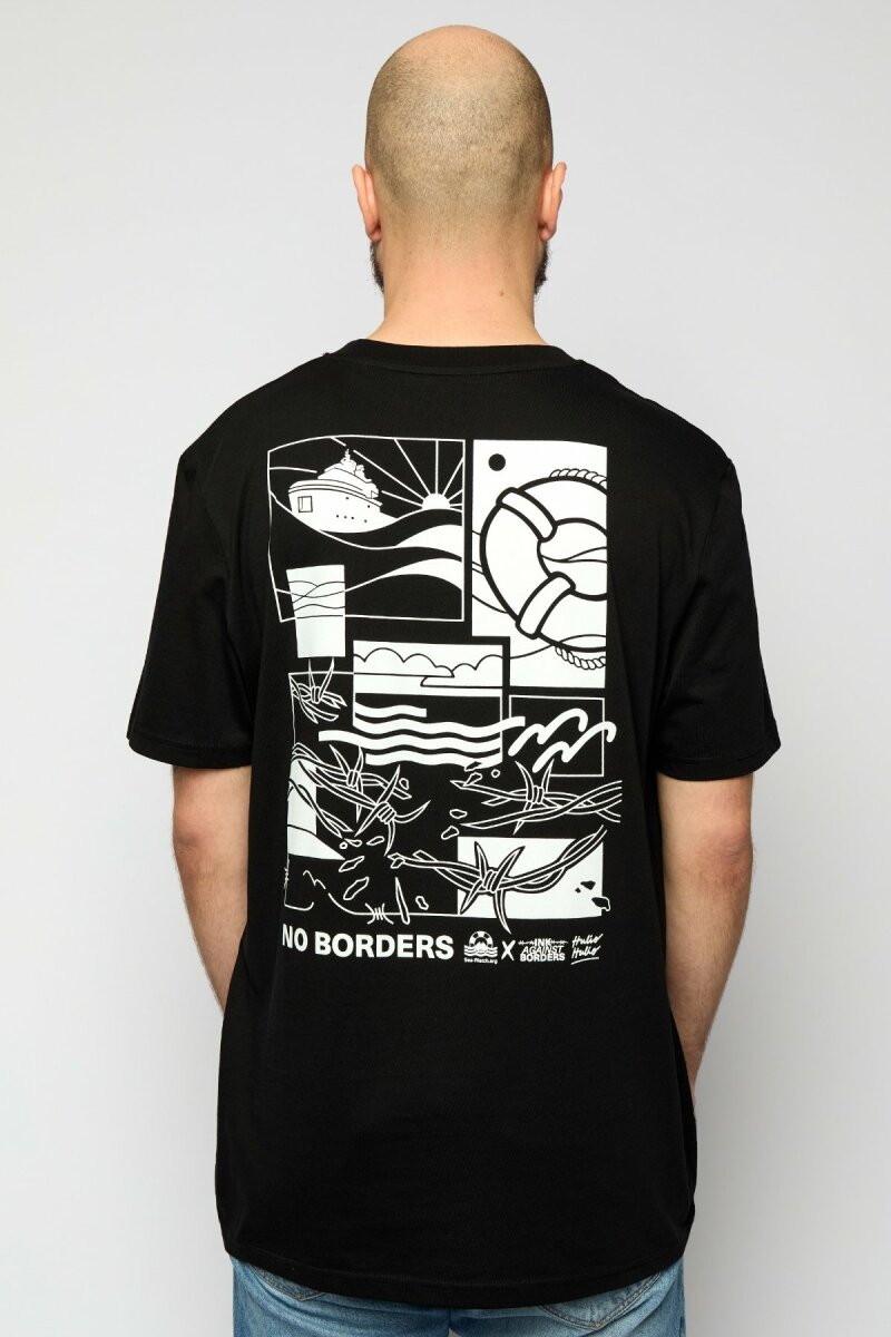 T-Shirt Ink Against Borders Hulio Hulio Black