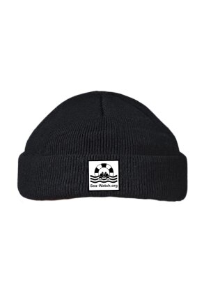 Black fisherman beanie online