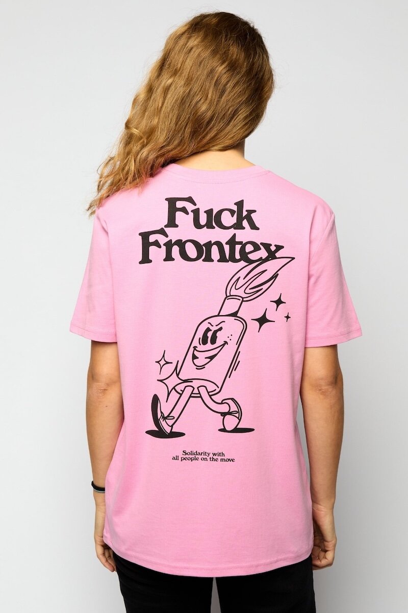 T-Shirt Fuck Frontex Jost Zeindler Unise box