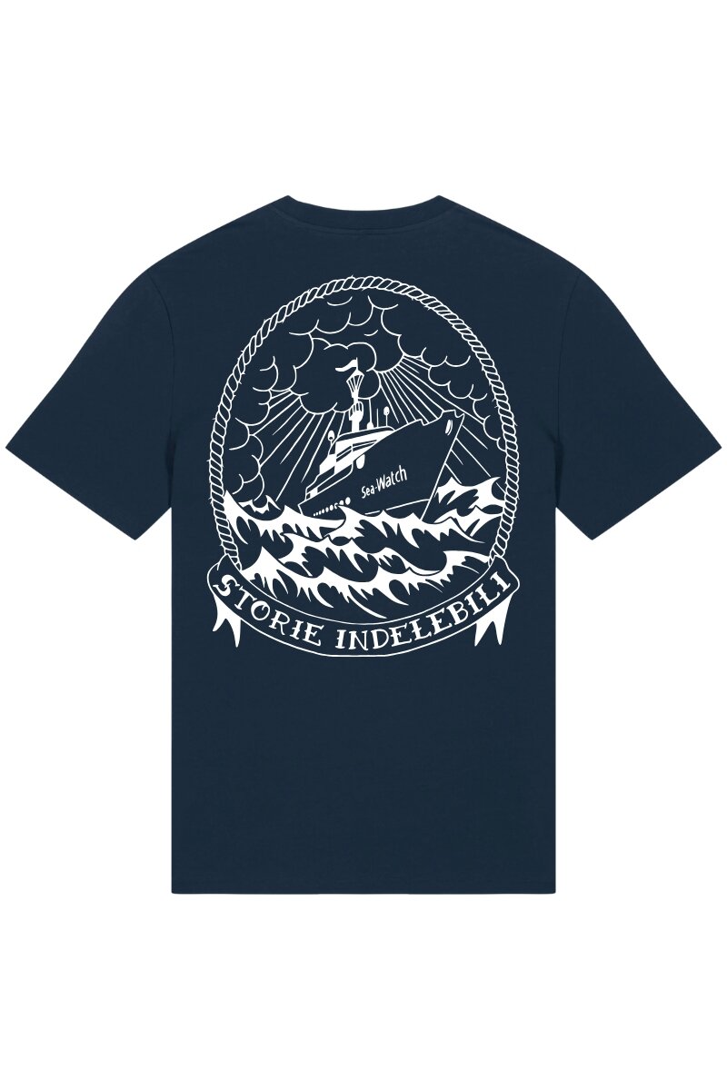 T-Shirt Storie Indelebili French Navy box