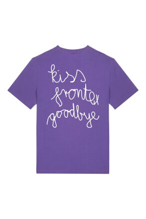 T-Shirt Kiss Frontex Goodbye Unisex Purple