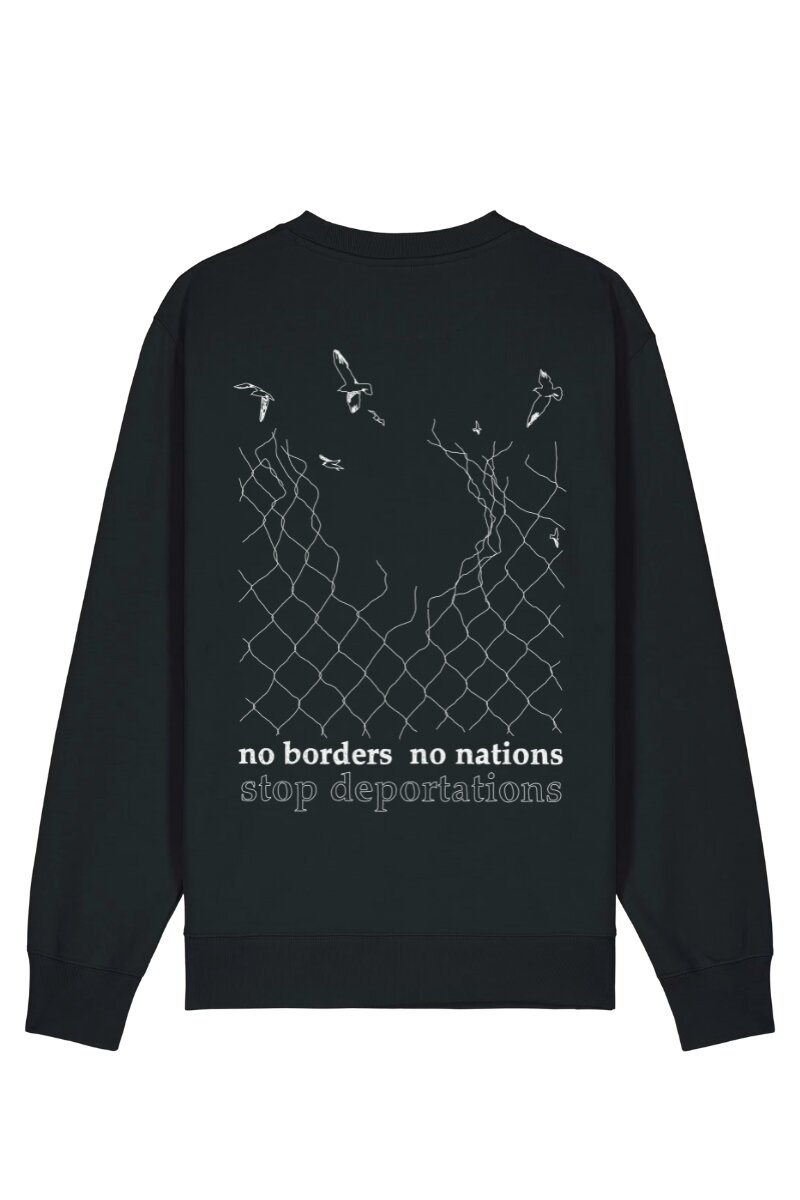 Sweater Ink Against Borders Blanche From Earth Black