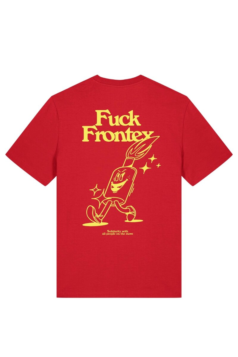 T-Shirt Fuck Frontex Jost Zeindler Unisex Red