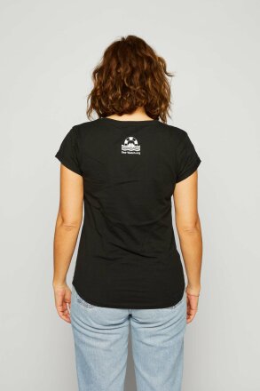 T-Shirt Sea Watch Mini Logo Tailliert Black