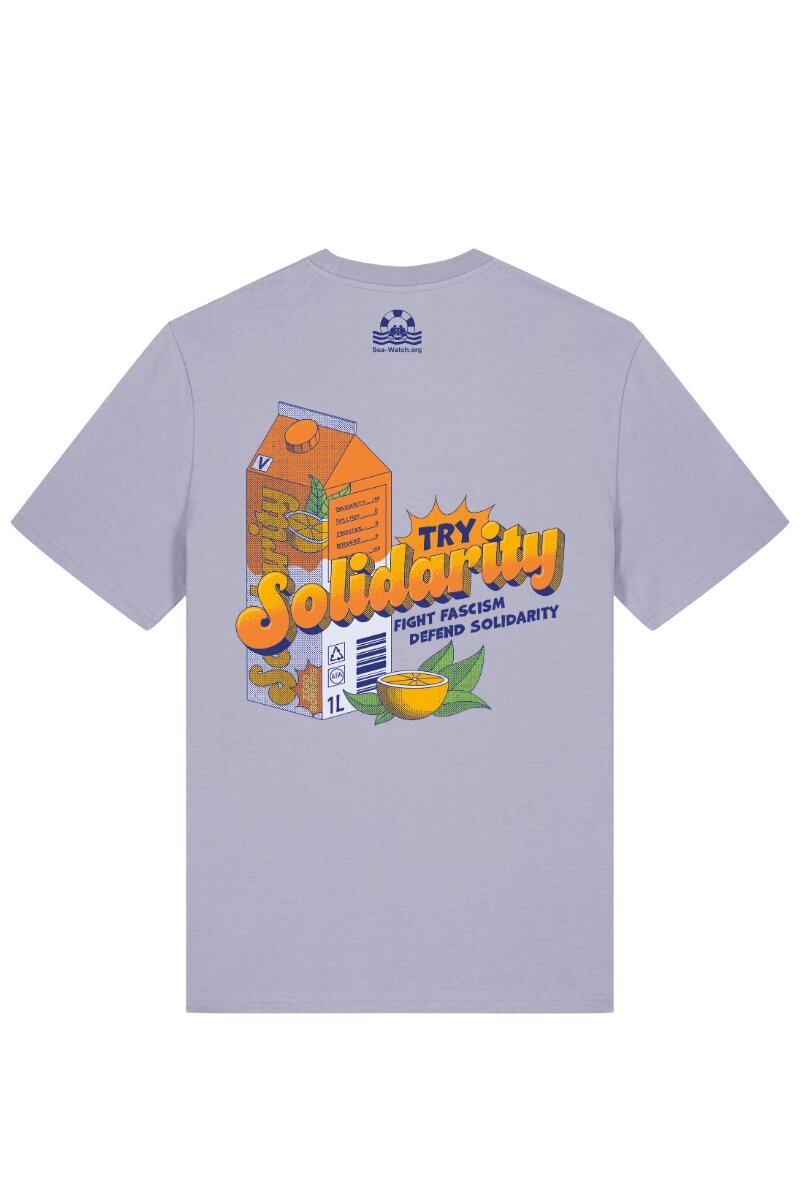 T-Shirt Try Solidarity Lavender