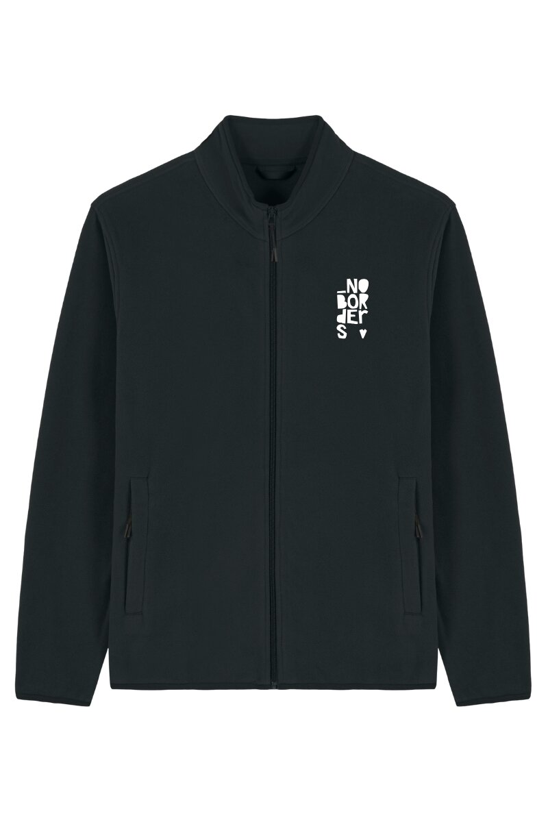 Fleece Jacke No Borders Julia Abreu Unisex Black