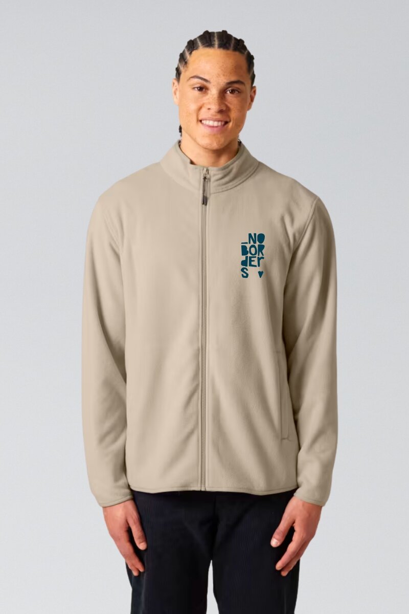 Fleece Jacke No Borders Julia Abreu Unisex Desert Dust