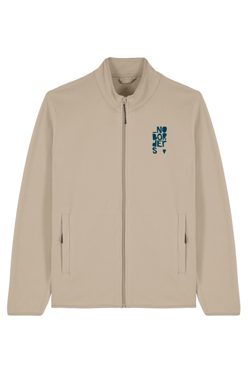 Fleece Jacke No Borders Julia Abreu Unisex Desert Dust