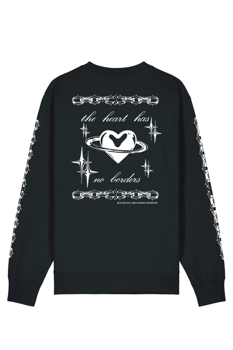 Sweater Ink Against Borders Miss Lenka Tattoo Unisex Black