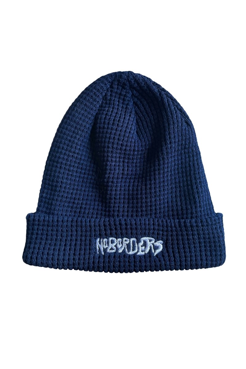 SW Waffle Beanie No Borders Navy