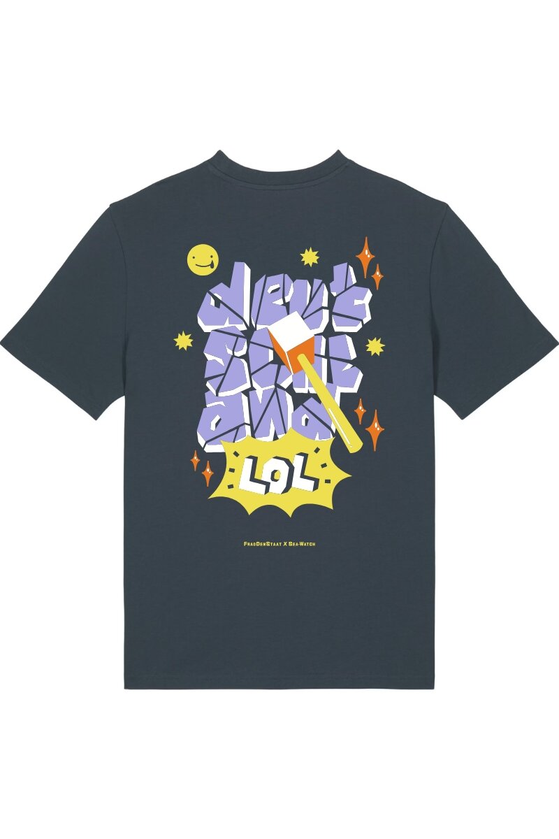 T-Shirt Sea-Watch x Frag Den Staat Deutschland LOL Unisex...