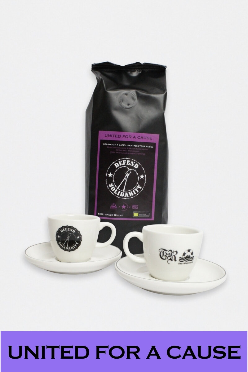 Sea-Watch x True Rebel x Cafe Libertad Espresso Set - 2 Espr