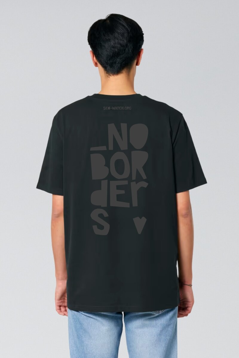 T-Shirt No Borders Julia Abreu Black box