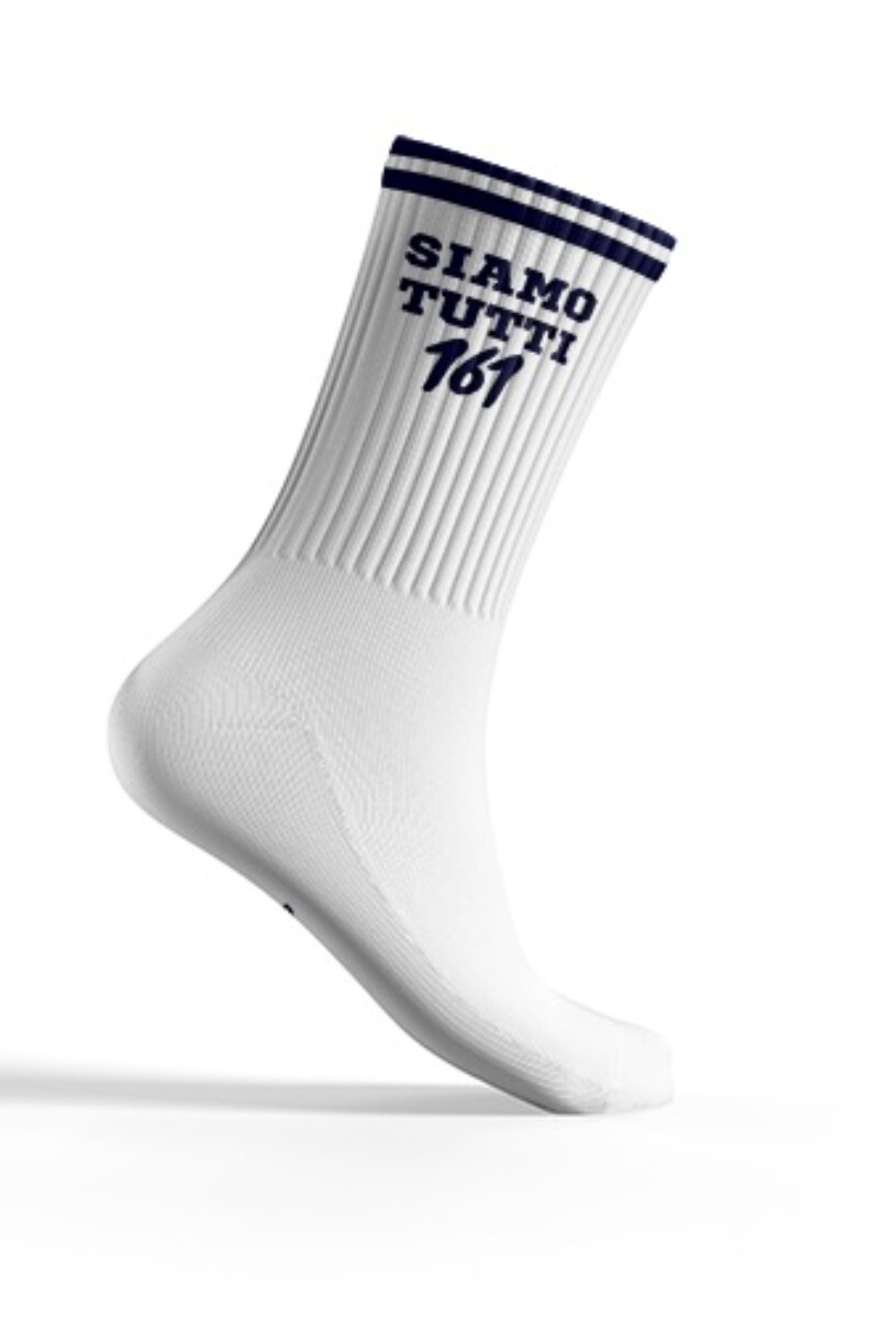 Sport Socks Siamo Tutti 161 Unisex White