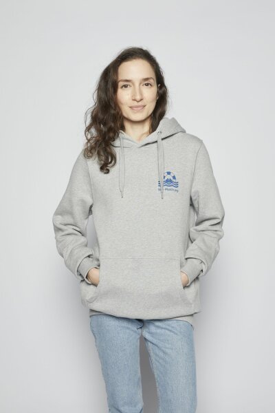Hoodie Sea Watch Mini Logo Unisex Grey
