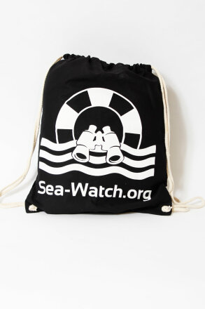 Gymbag Sea Watch Logo Black White