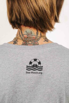 T-Shirt Defend Solidarity Women Grey