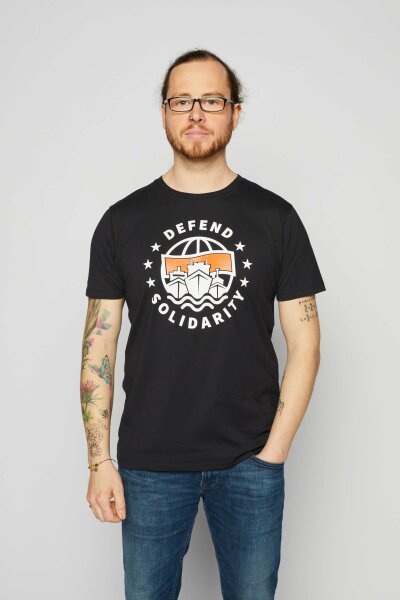 T-Shirt Defend Solidarity Unisex Navy