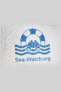 Flagge Sea Watch Logo 100x150cm White