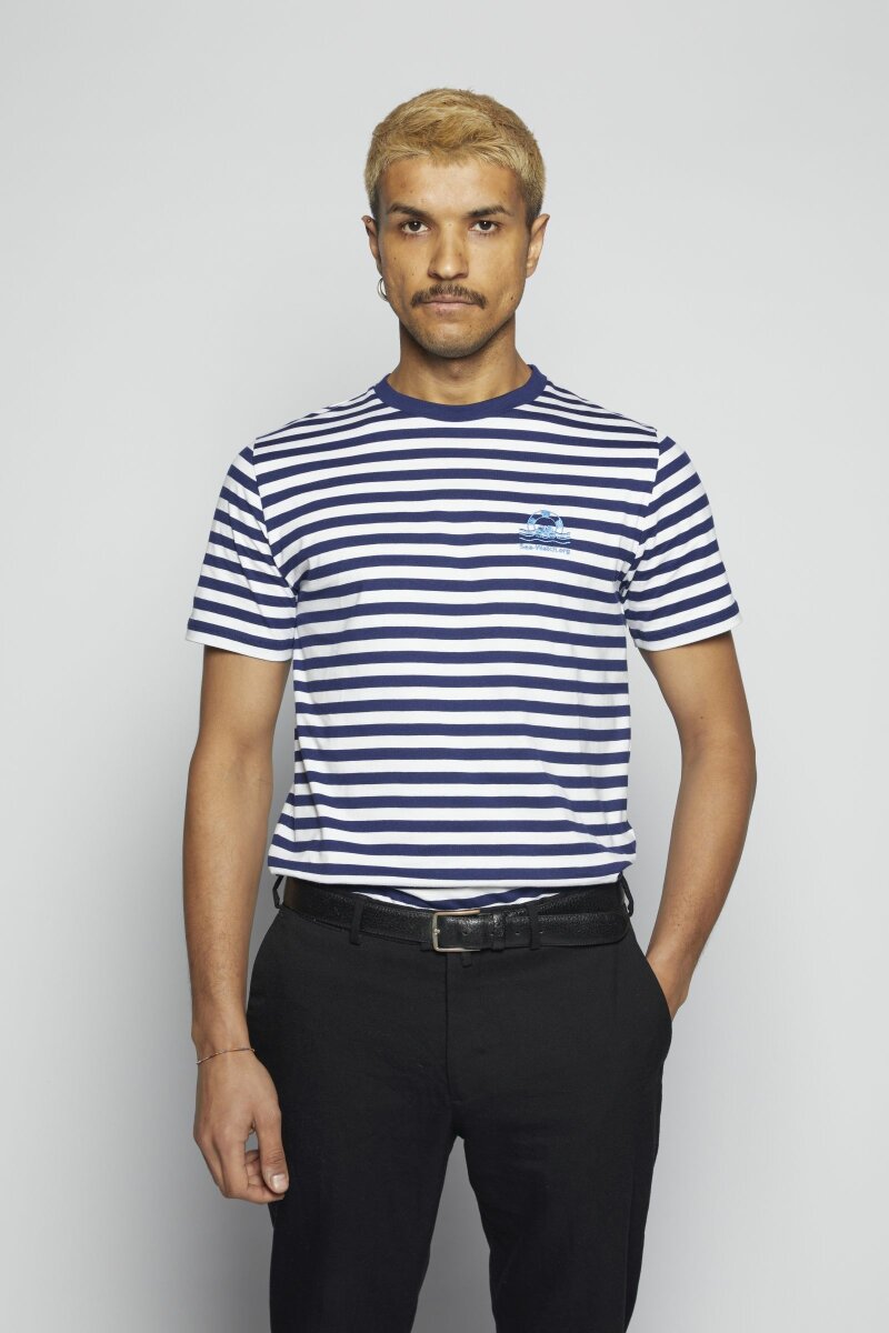 T-Shirt Sea Watch Stripes Navy White