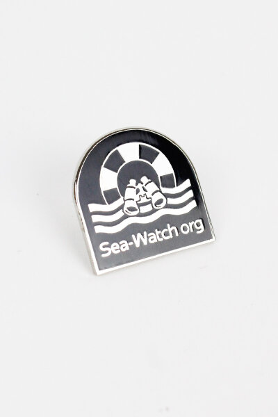 Metallpin Sea Watch Logo Black