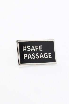 Metallpin Safe Passage Black 