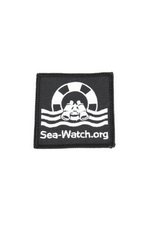 Aufn&auml;her Sea Watch Logo Black