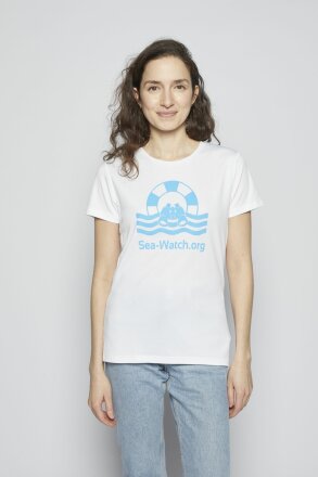 Sports T-Shirt Run for Rescue Unisex White