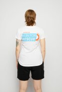 Sports T-Shirt Run for Rescue Tailliert White