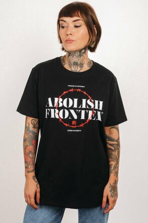T-Shirt Abolish Frontex Black