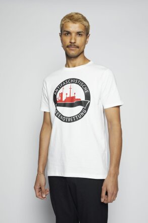 T-Shirt Antifaschistische Seenotrettung White