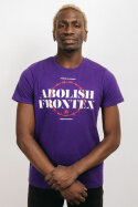 T-Shirt Abolish Frontex Purple