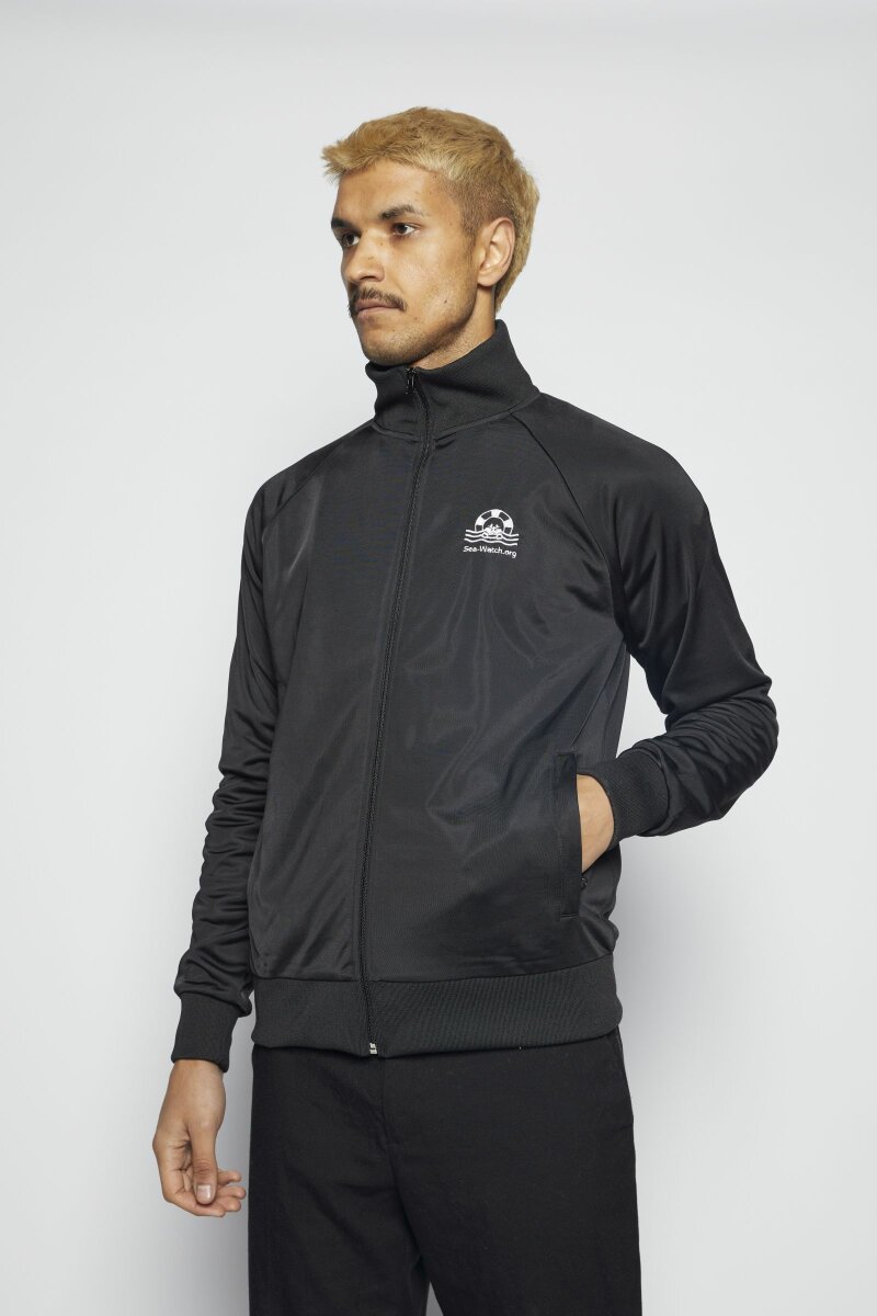 Recycled Trackjacket Sea Watch Black