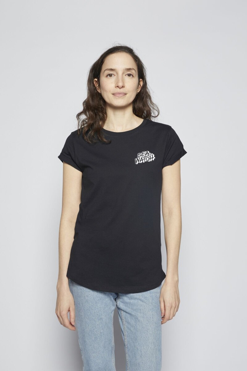 T-Shirt Sea Watch Pocket Print Tailliert box